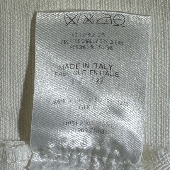 GUCCI White Denim Skirt - Size 44 EU (US 8) - Picture 7 of 11